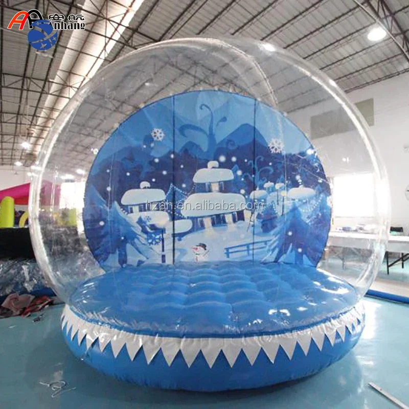 Xmas Inflatable Snow Globe House for Christmas Decoration