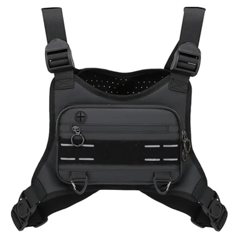 

‌Tactical Chest Bag for Men MOLLE Vest with Multi-Pocket Outdoor Backpack Waterproof Lightweight Anti-Theft Chest Pouch Hiking