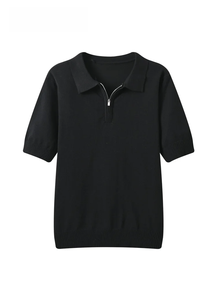 

Cara CLUB plus Size Short Sleeve T-Shirt Women's Casual Neck Top Slimming Summer New Style plus Size Fashionable