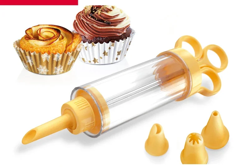 

DIY Manual Cookie Press Maker Machine Gun Decorating Squeezing Machine Making Churros Device for Fritters Baking Tool