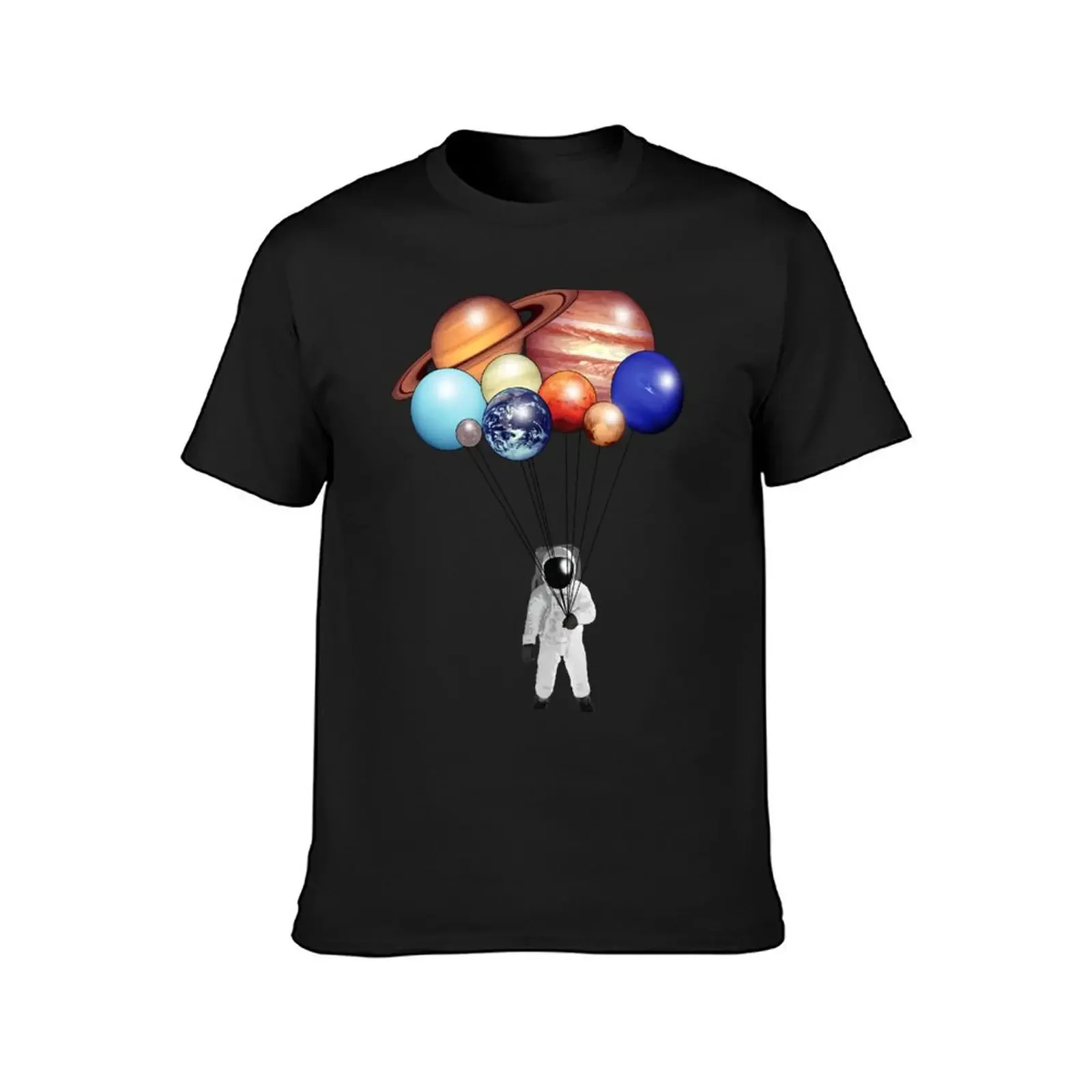 Astronaut Balloons T-Shirt custom shirt aesthetic clothes Short sleeve tee mens graphic t-shirts hip hop