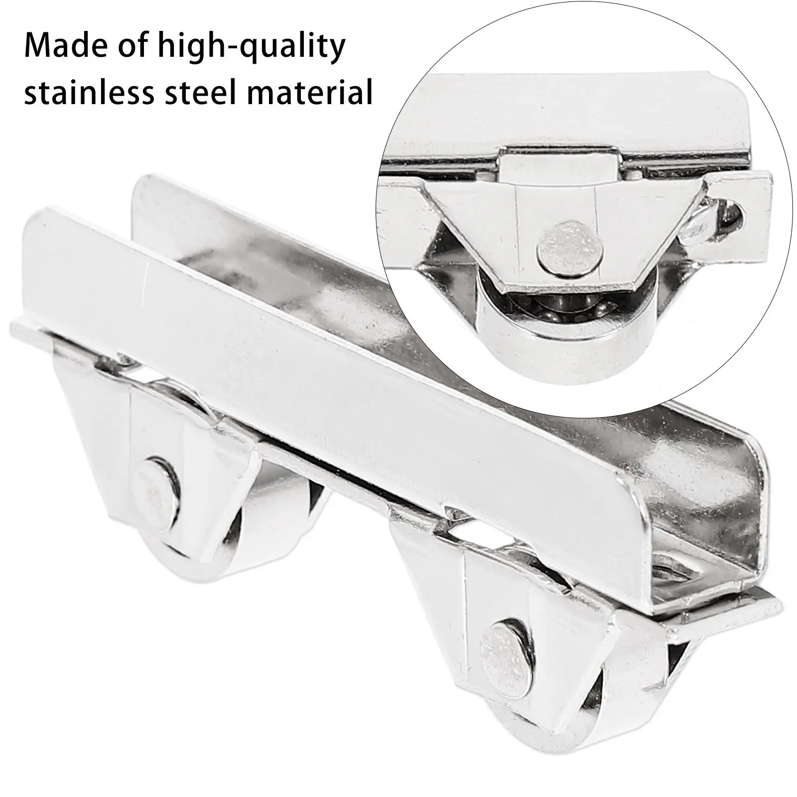 

10pcs Sliding Door Wheels For Cabinet Rails Slides Chute Cabinets Roller Pulley Furniture Cabinets Glass Sliding Door Wheel