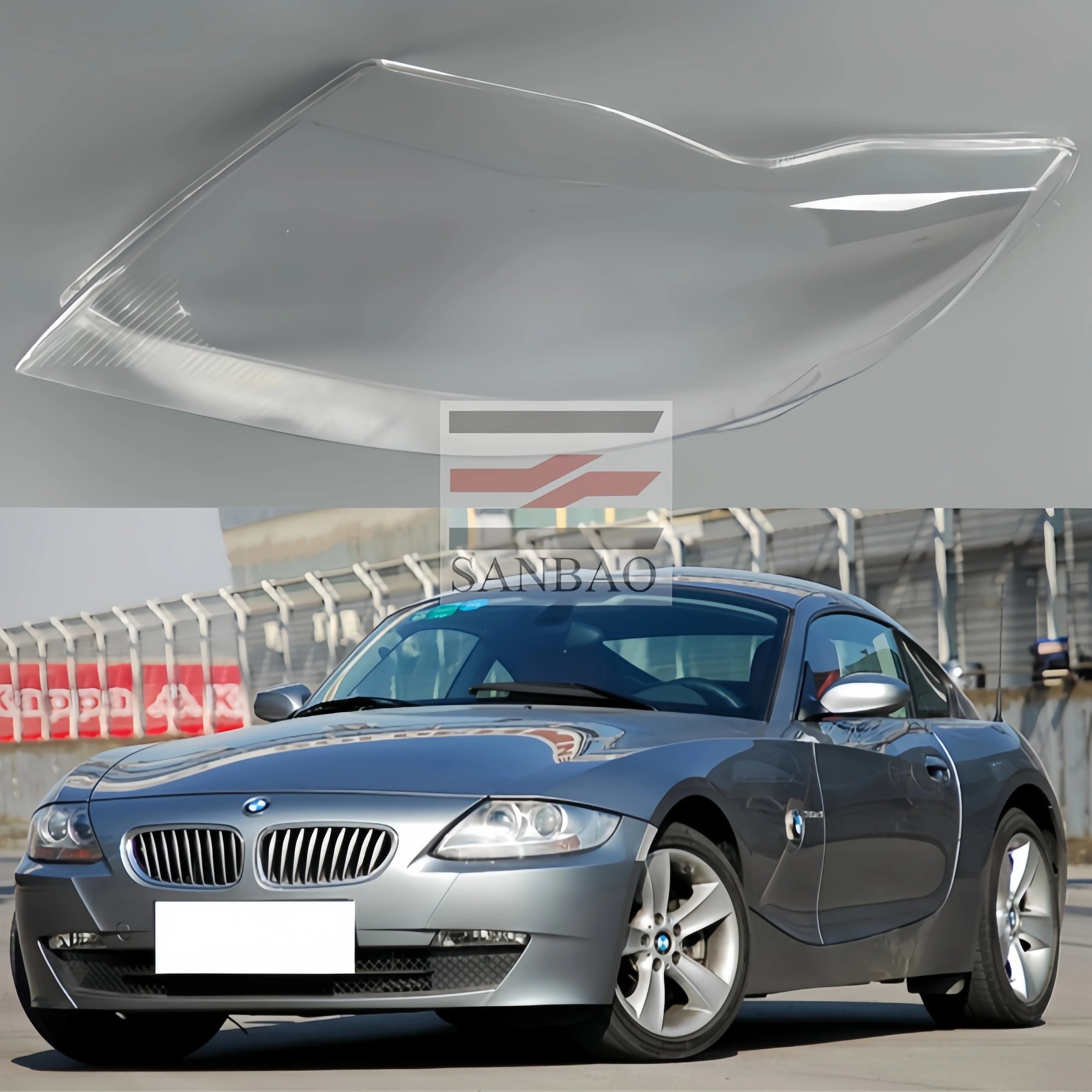 Factory Direct New Protective Front Glass Headlight Cover For BMW Z4 E85 2004-2008 Includes Lens And Housing