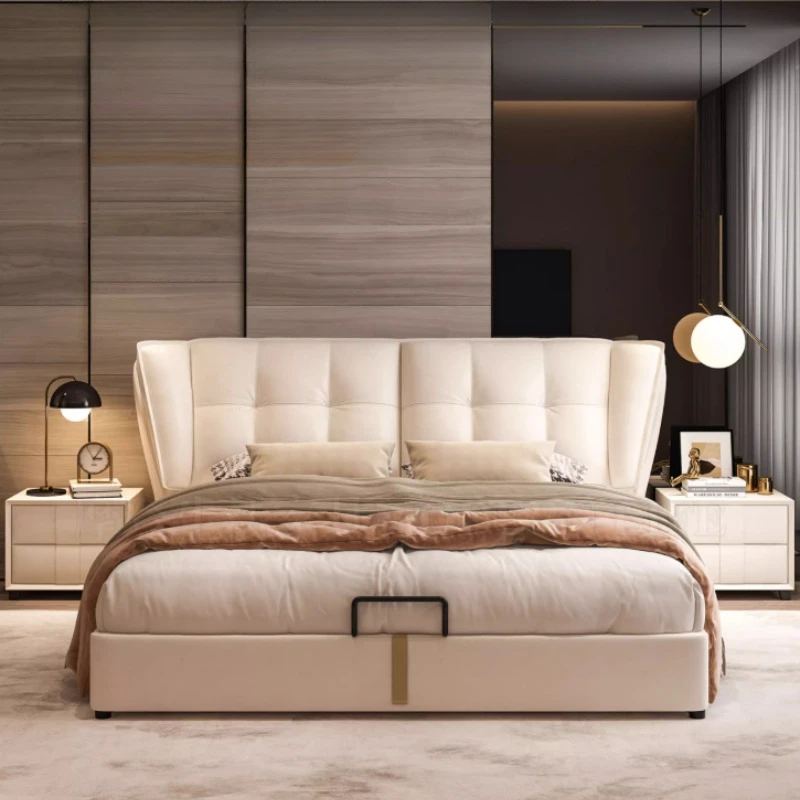 

Скандинавская элегантная двуспальная кровать 180x200 см camas de dormitorio, полноразмерный каркас кровати, мебель для спальни, современная роскошная летто matrimoniale