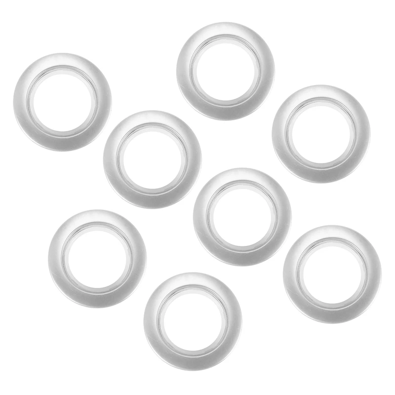 150 Pack Curtain Grommet, Inner Diameter 43Mm Curtain Eyelet Rings Nanoscale Low Noise Roman Ring (Silver)