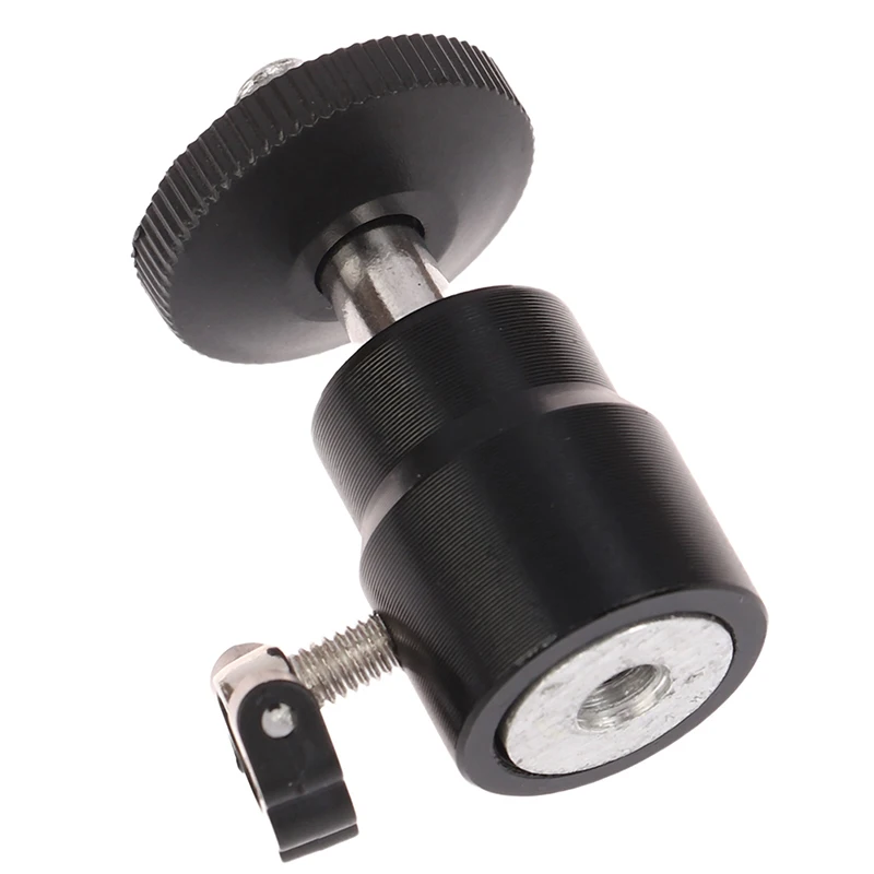 1pc testa a sfera per treppiede per fotocamera LED Light Flash supporto per staffa per treppiede supporto per adattatore per scarpe calde 1/4 supporto per testa a sfera DSLR