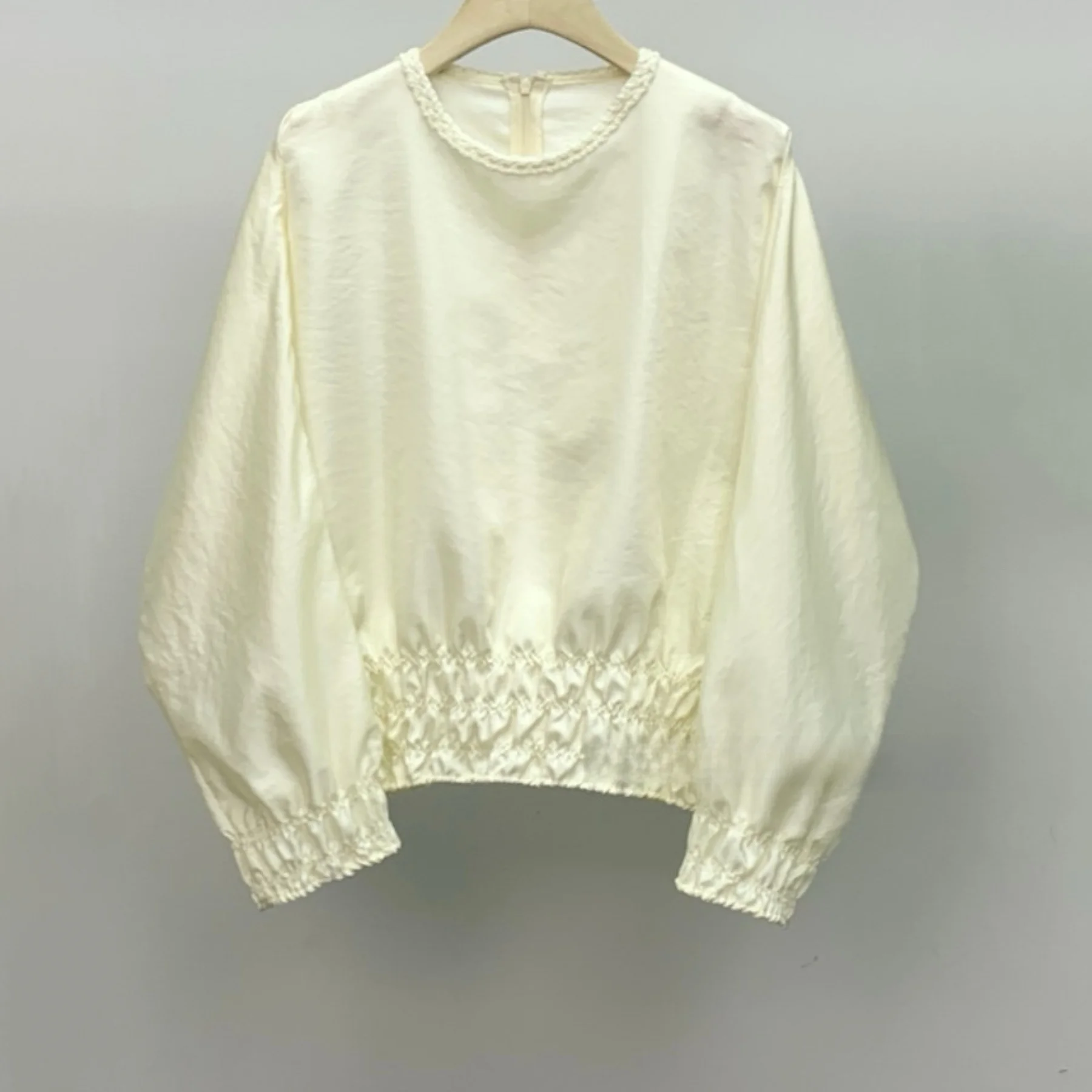 Ele round Ne Batwing Sve Bubble Sve irt Seven Quarter Lengte irt Polyestervezel Niet-vervormbare pendelsle