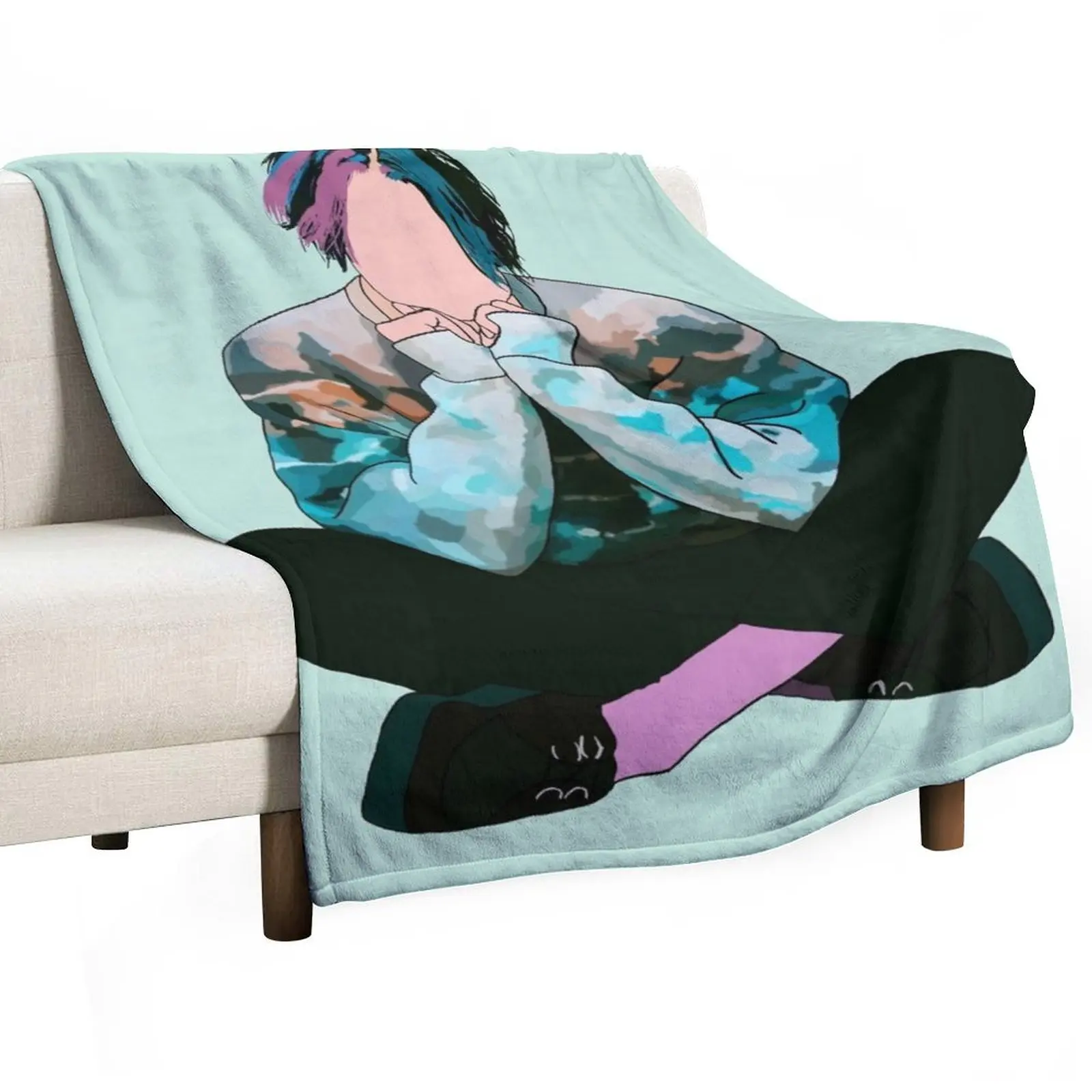 

Yungblud Weird Throw Blanket Luxury Thicken Decorative Sofa Baby Warm Blankets