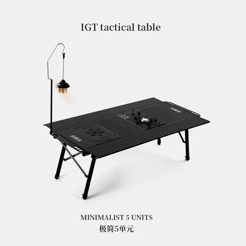 Outdoor Lifting Tactical Table Camping Table Tea Table Tactical Lightweight Aluminum Alloy Folding Chair