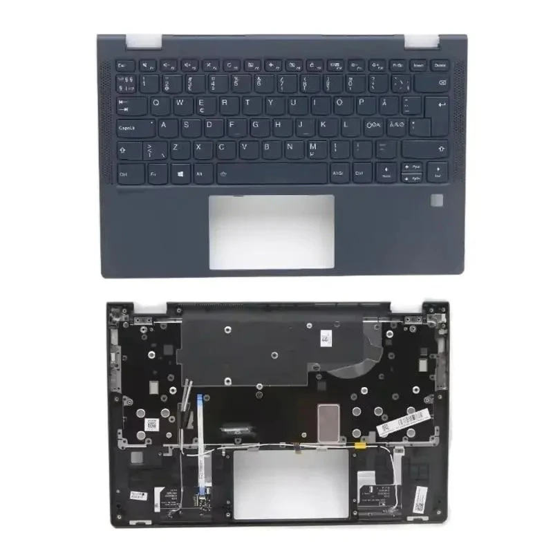 

New Original Palmrest Case for Lenovo ideapad Yoga 6-13ARE05 Laptop 13ALC6 Upper Case ASM NORDIC C 82FN BL 5CB1B22406