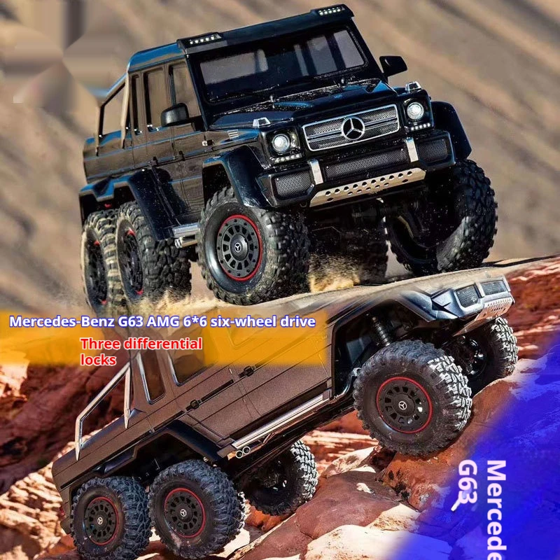 

Traxxas 88296-4 Trx6 T6 G63 6x6 Rc Car Simulation Remote Control Electric Off Road Climbing Vehicle Differential Lock Boy Toy