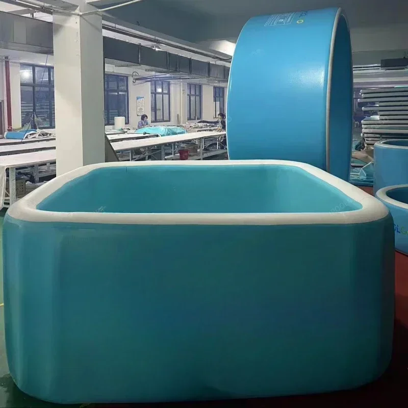 

Excellent Best Seller First Multifunctional Environmentally Friendly PVC Inflatable Above-ground Rectangular Swimming Pool