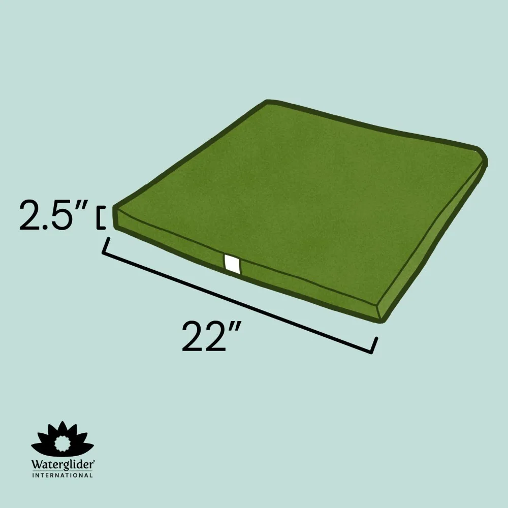 وسادة تأمل مملوءة بالحنطة السوداء، مقاس 23 × 23، للجلوس المريح في خط الكسوف