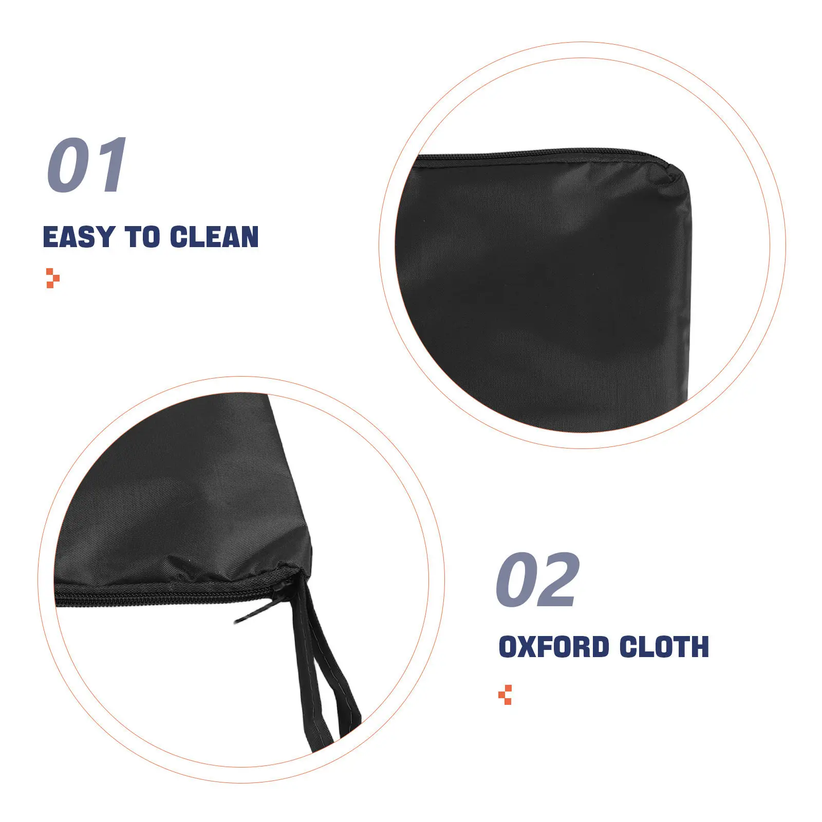 2Pcs Oxford Cloth Waterproof Wet Bag Rain Poncho Storage Laundry Bag Portable Travel Beach Wet Clothes Pouch - view 3