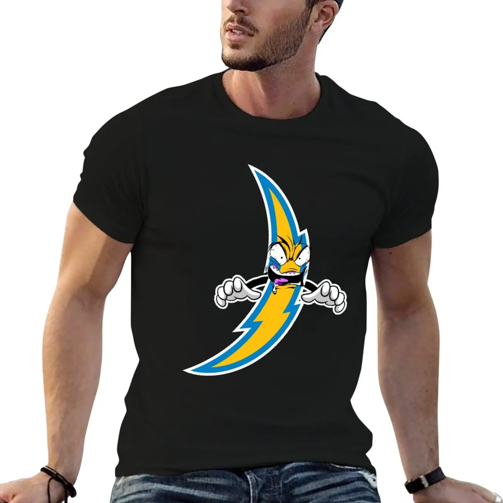 

Crazed Bolt T-Shirt t shirts for man cotton funny t shirt men 100% cotton luxury brand man t shirts cotton T-shirt