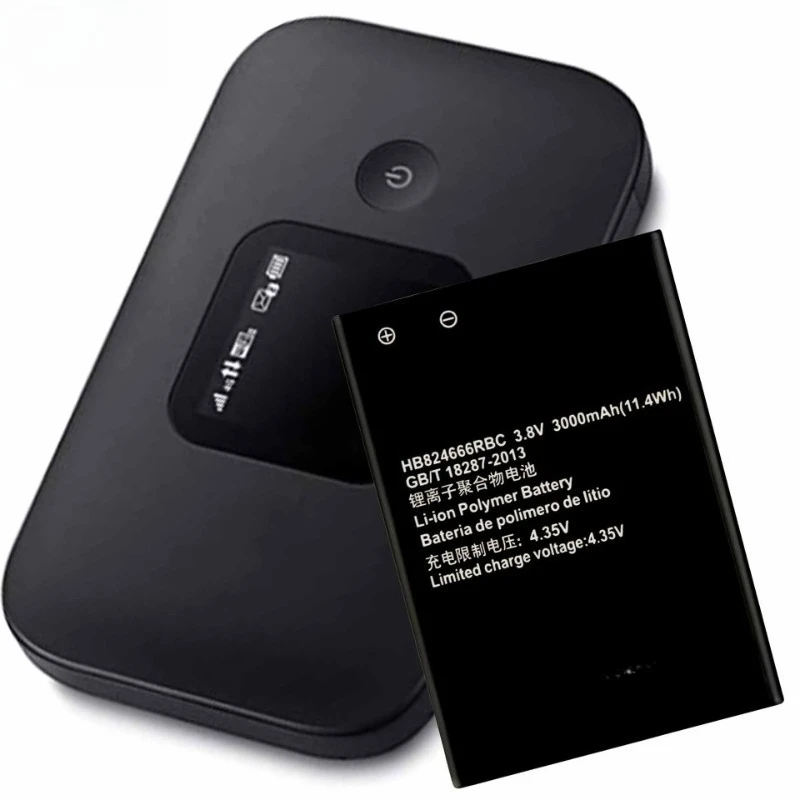 3000mAh for Huawei E5577 External Mobile Phone Charging Battery HB824666RBC