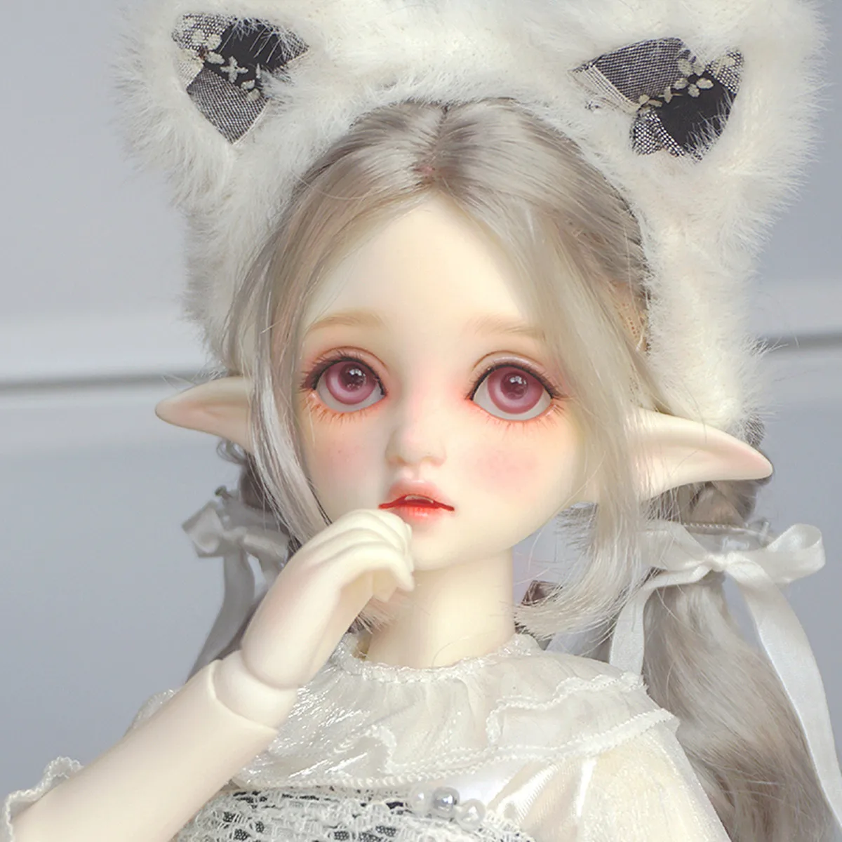 New bjd SD-doll 1/4 female flowen pointed ears F sister gentle elegant temperament goddess joints can move spot makeup