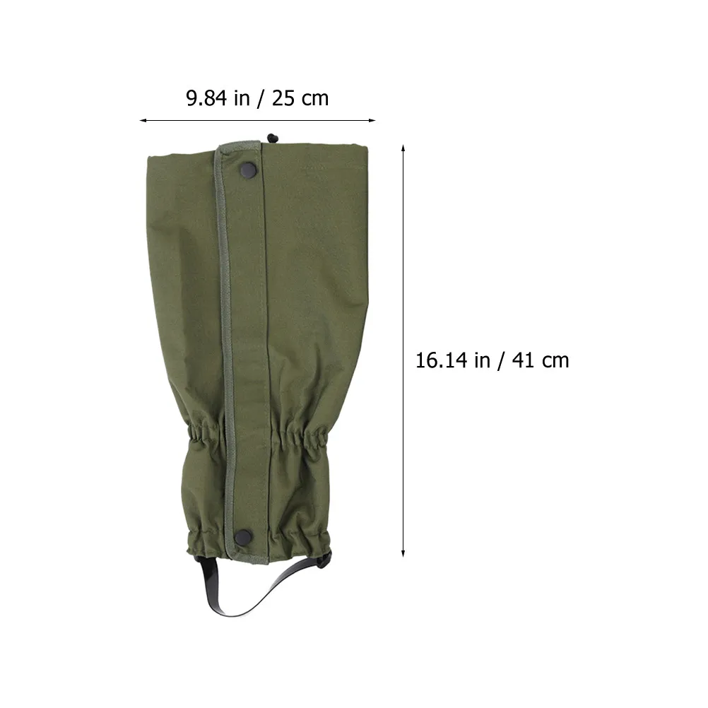 1 Pair Waterproof Gaiters Lightweight Outdoor Leg Protectors Durable Hiking Climbing Camping Snow Sand Insect Protection Gear view 4