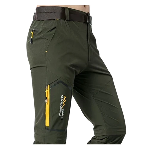 Pantalones de Trekking senderismo Camping hombres verano a prueba de rayos UV deportes al aire libre pantalones cortos desmontables ropa deportiva de secado rápido pantalones de pesca Wlaking