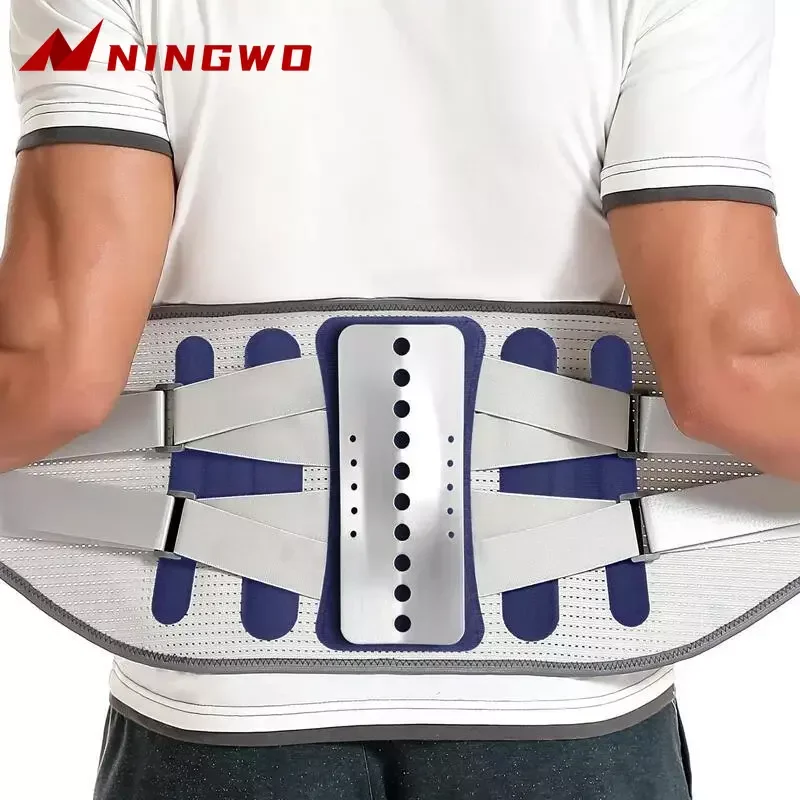 

Lower Back Brace Women Men Lumbar Support Belt with 4 Support Stays Back Pain Relief for Sciatica Scoliosis Herniated Disc