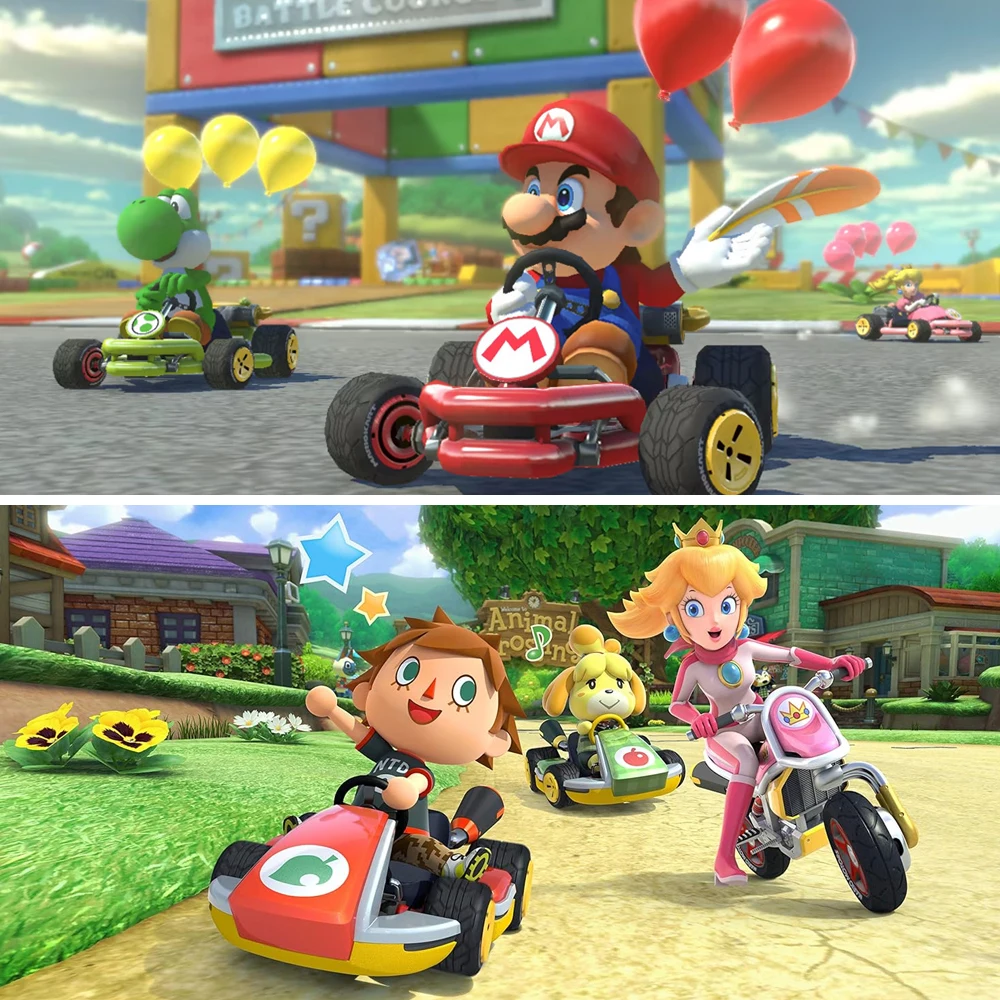 Imagem -04 - Mario Kart Deluxe Nintendo Switch Jogos Support Multiplayer e Modos de Jogo 100 Novo Cartão Phycial para Nintendo Switch