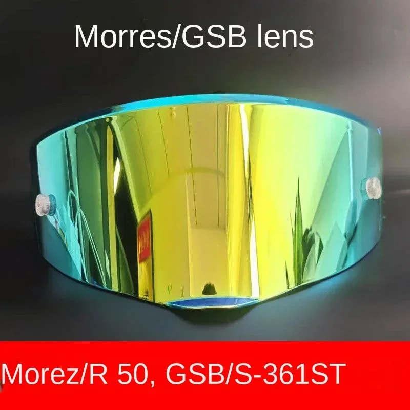 Suitable for GSB-361GT Lenses Visors, Morex R50S Helmet, Motorcycle, Day and Night Universal Aurora Color Changing Lenses