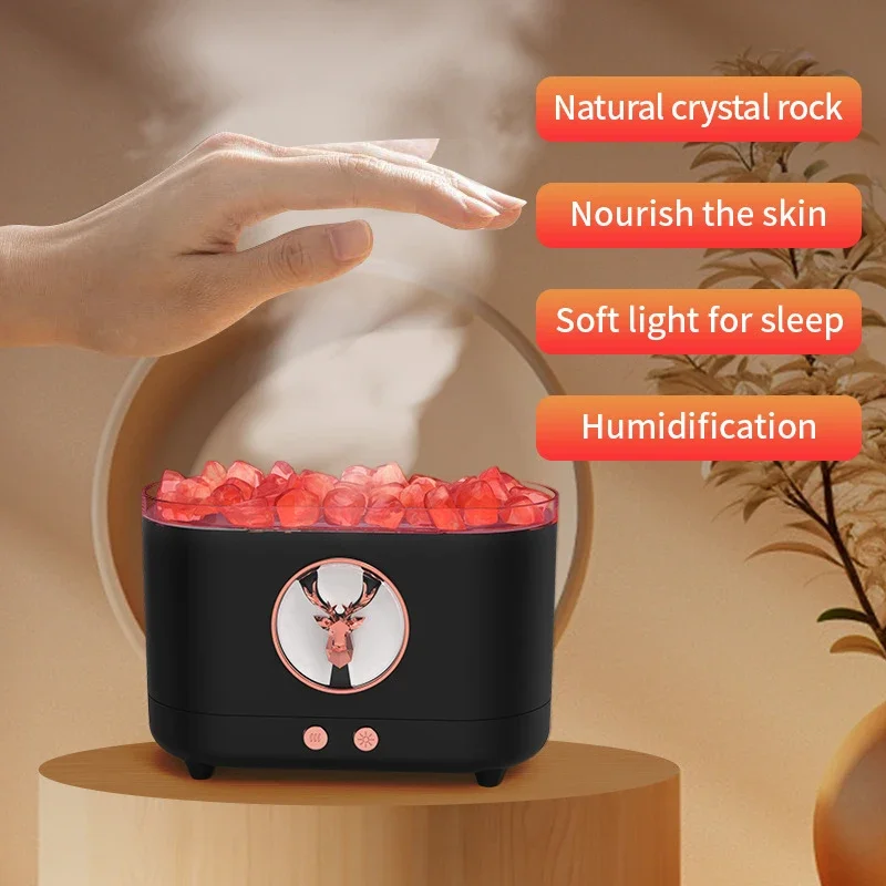 

New Colorful Crystal Rock Aromatherapy Machine, Moisturizing and Spraying Machine, Home and Office Fragrance Expander