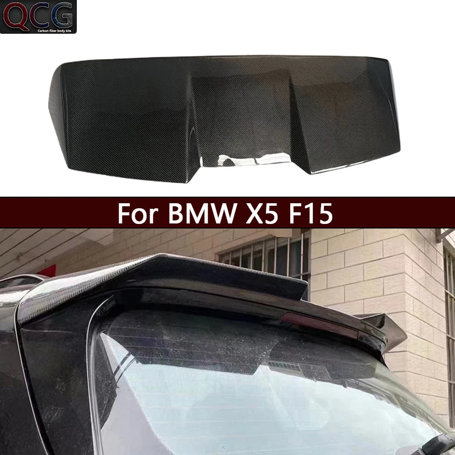 

For BMW X5 F15 RGD Style Carbon Fiber Tail fins Top Wing Rear Spoiler Duckbill Car Wing Middle Wing Car Accessories body kit