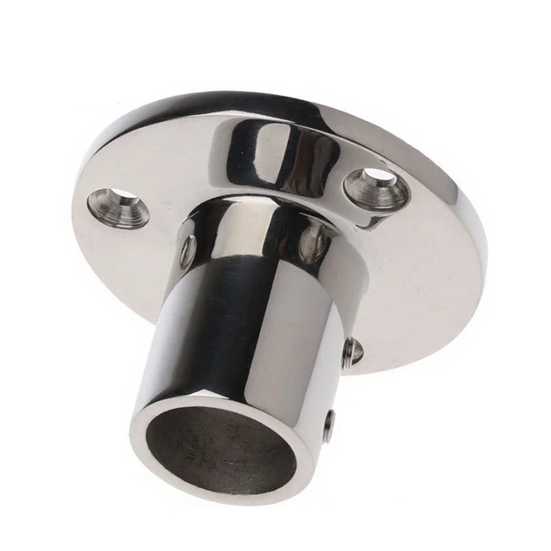 Części łodzi i akcesoria podstawa ręczna poręcz 0.98 "(25mm) rura okrągła łódź morska ze stali nierdzewnej 90 stopni