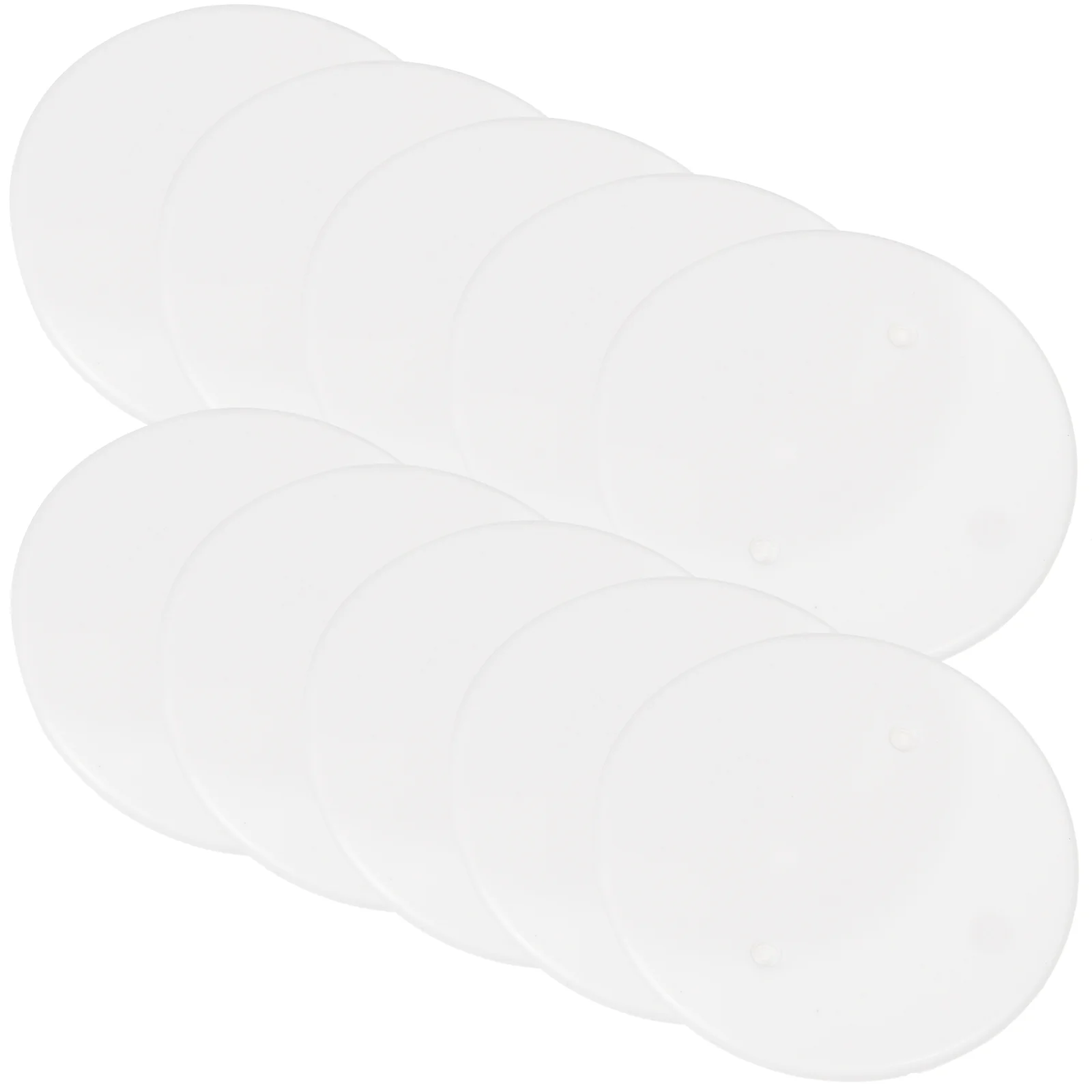 

30 Pcs Wire Round Fixture Outlet Covers Wall Protector Outdoor Electrical White Panel Plug Ceiling Fan Hole