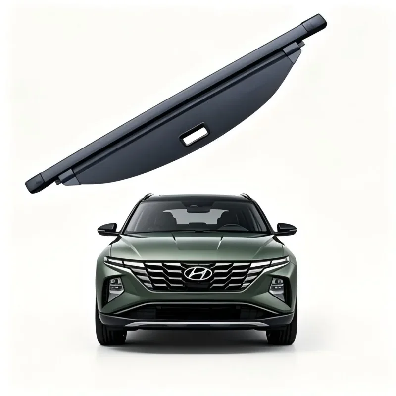 Cargo Cover Trunk Privacy Shade Rear Security Partition Anti-Theft Shield Organizer for Hyundai Tucson 2022-2025 US Version