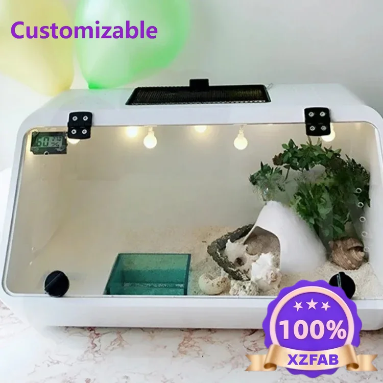 Factory Direct 2026 Creativity durable Hermit crab living suit pet raising box amphibious fish tank reptile box