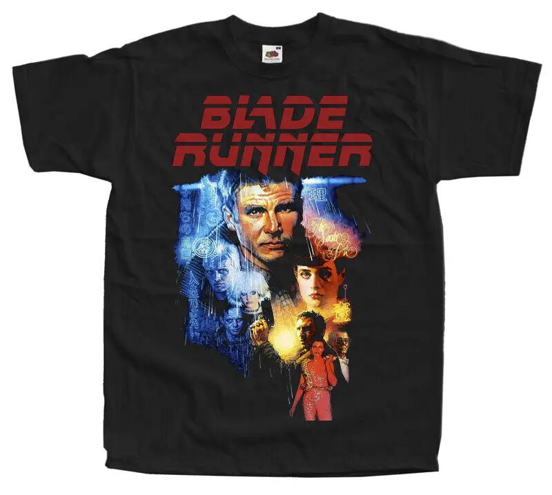 Blade Runner 1982 v2 T SHIRT TEE movie poster black all sizes S to 5XL