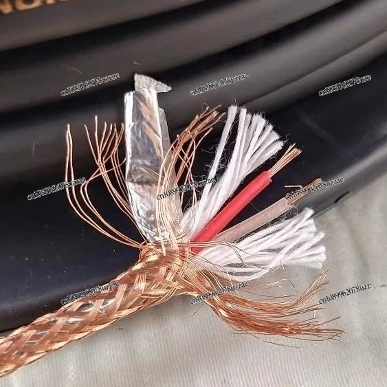 100 Meters Light Soft Leather 128 Woven Mesh Microphone Cable, Microphone Cable, Balanced Mixer Cable, Light Signal Cable
