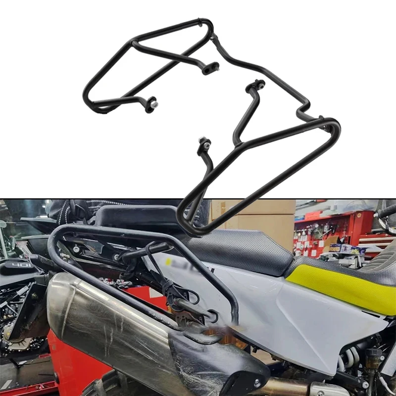 NORDEN 901 2022 Husqvarna Norden 901 norden901 2022 2023 için yan cep sabitleme braketi Yan cep tutucu