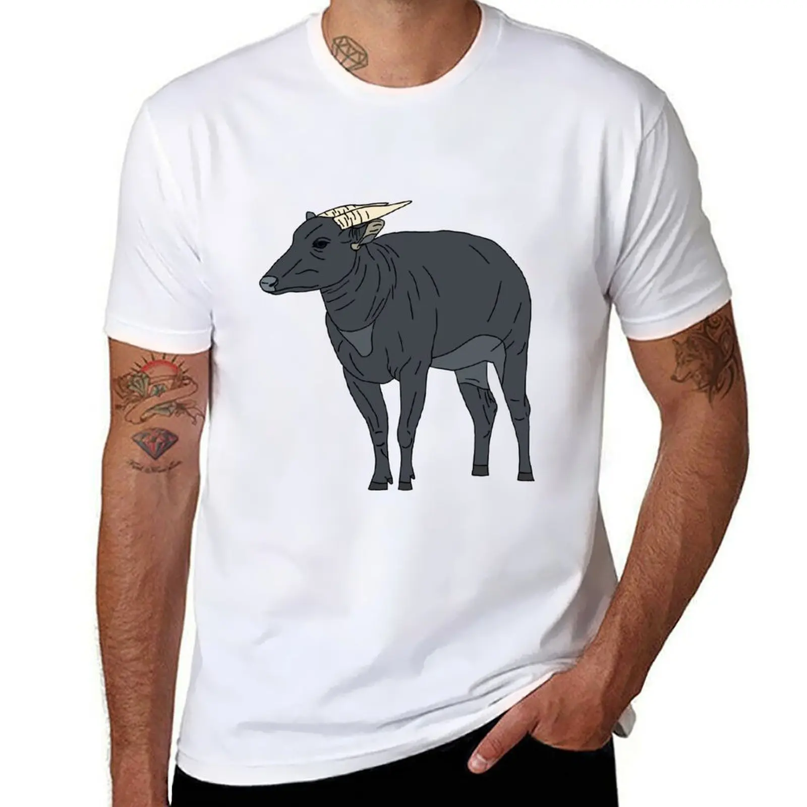 

Lowland Anoa T-Shirt cotton tshirt 100% t shirt man designer T-Shirt