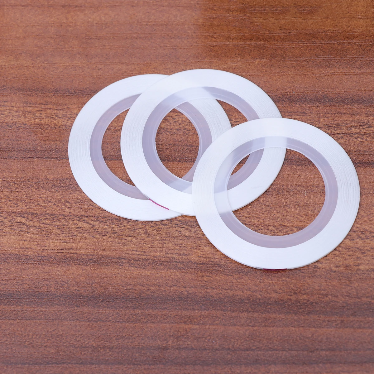 

3Pcs DIY Nail Supplies Adhesive Striping Tapes Sparkle Shining Line Sticker White Color Long Time Use Manicure Pedicure
