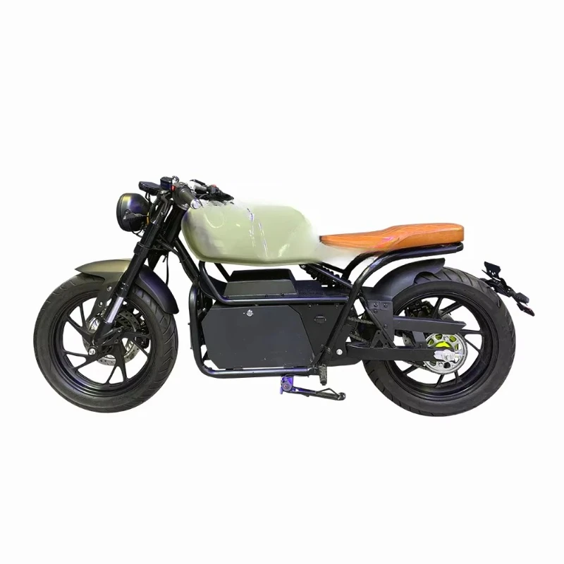 Electric motorcycle retro 72V 60Ah speed 8000W 17-inch off-road tires