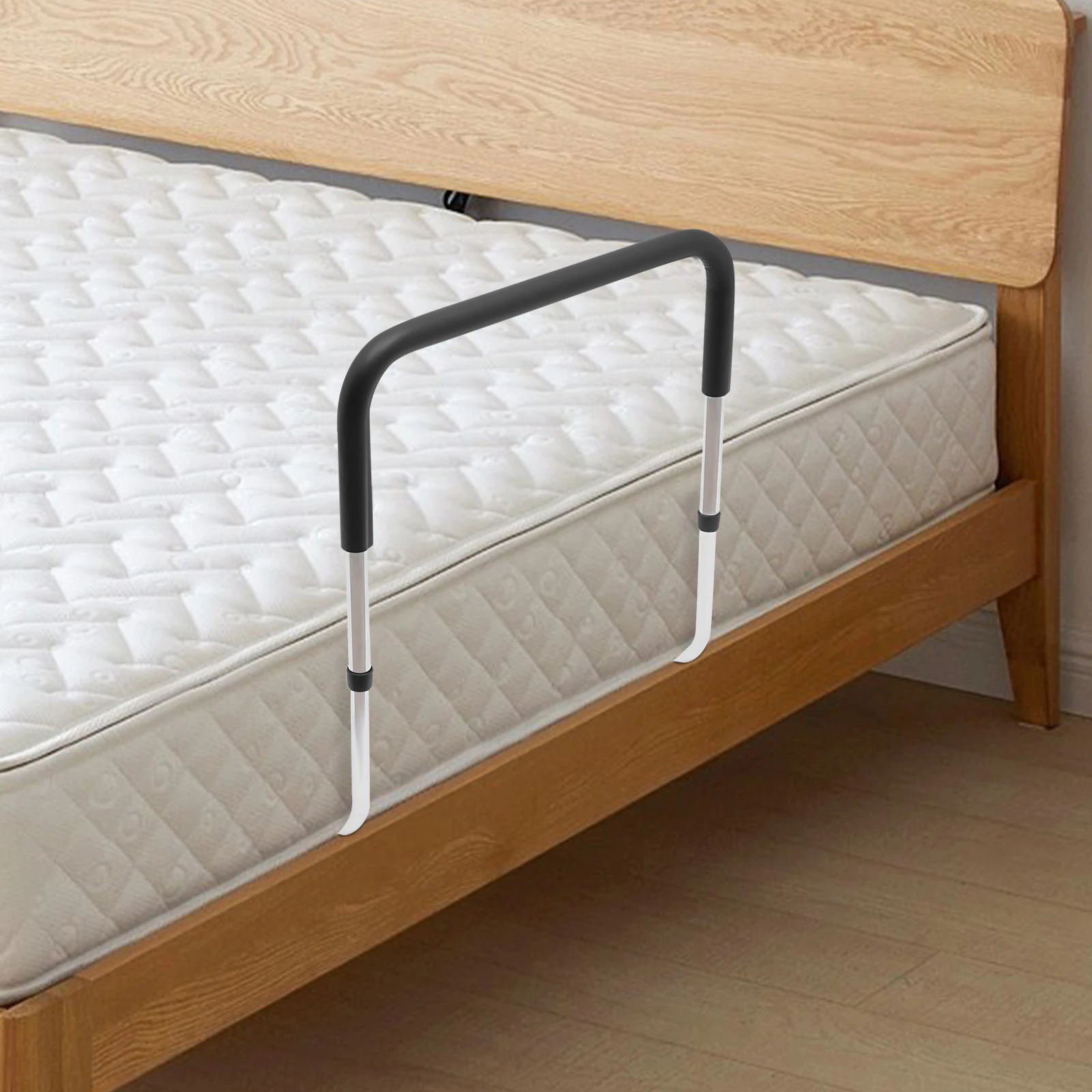 Bed Rail for Elderly Adults, Senior Bed Assist Rail with Adjustable Height, Bedside Safety Grab Bar - Support up to 300 lbs