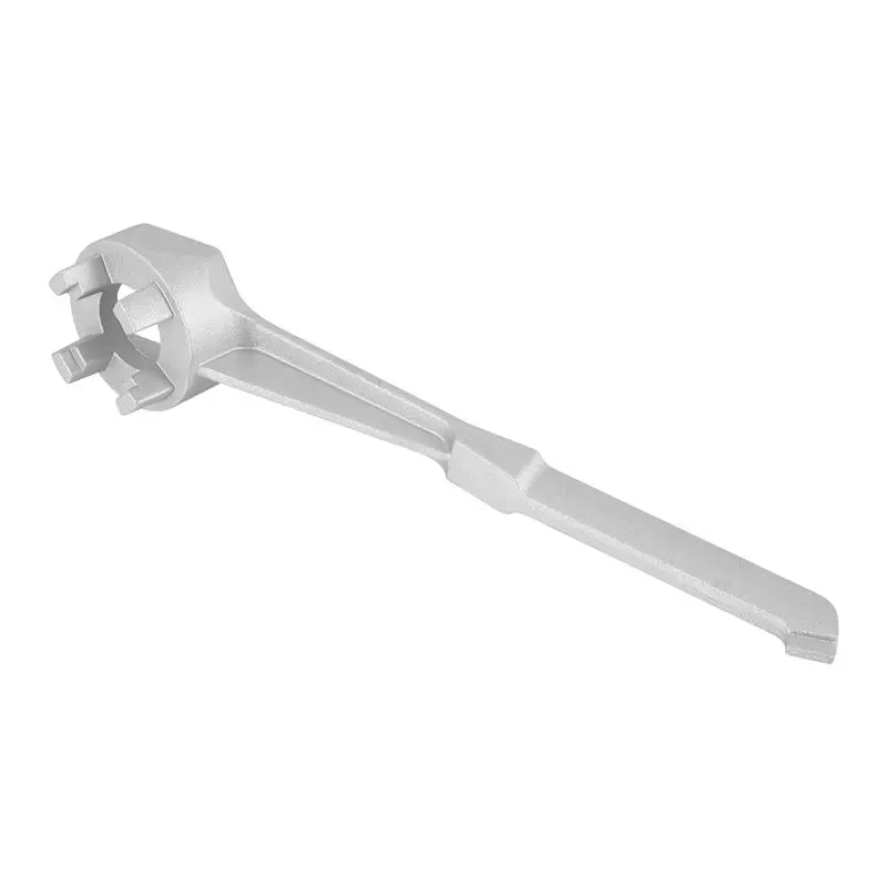 A84E-Aluminum Drum Plug Wrench For Opening 10 15 20 30 50 55 Gallon Drums, Suitable For 2 Inch And 3/4 Inch Lids