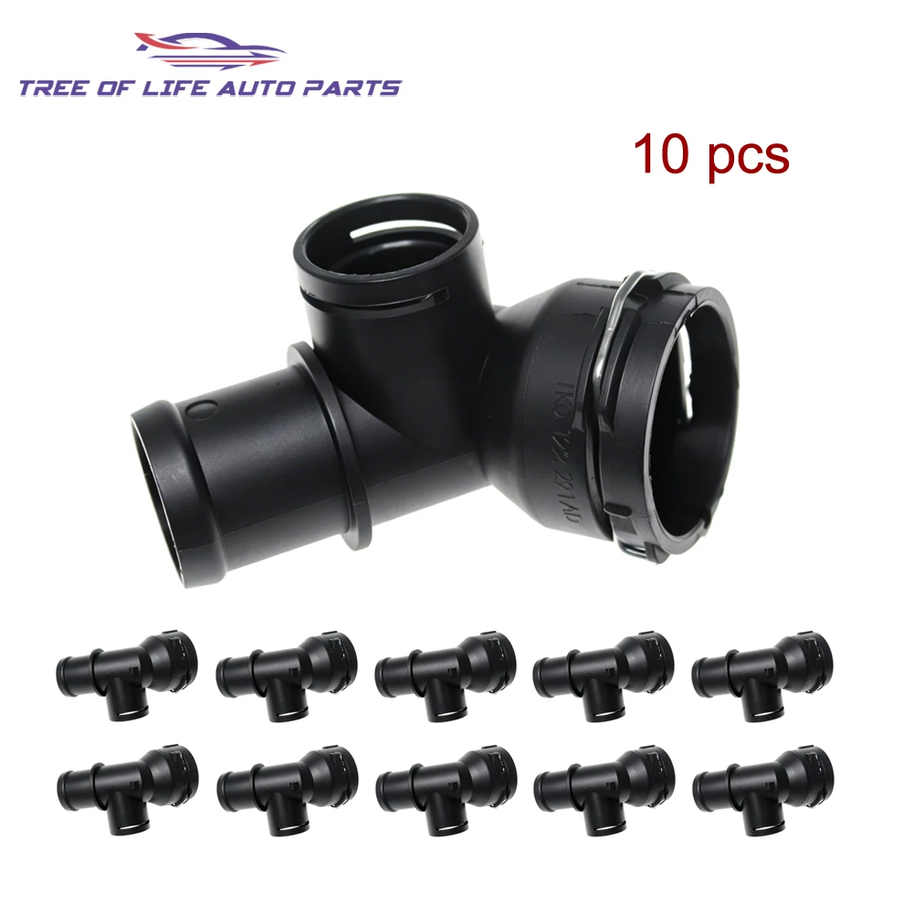 Water Pipe Radiator Coolant Hose Connector For Audi A3 8P Sportback S3 TT 8J 1.4 1.8 1.9 2.0T 2006-2013 1K0122291D 1K0122291AD