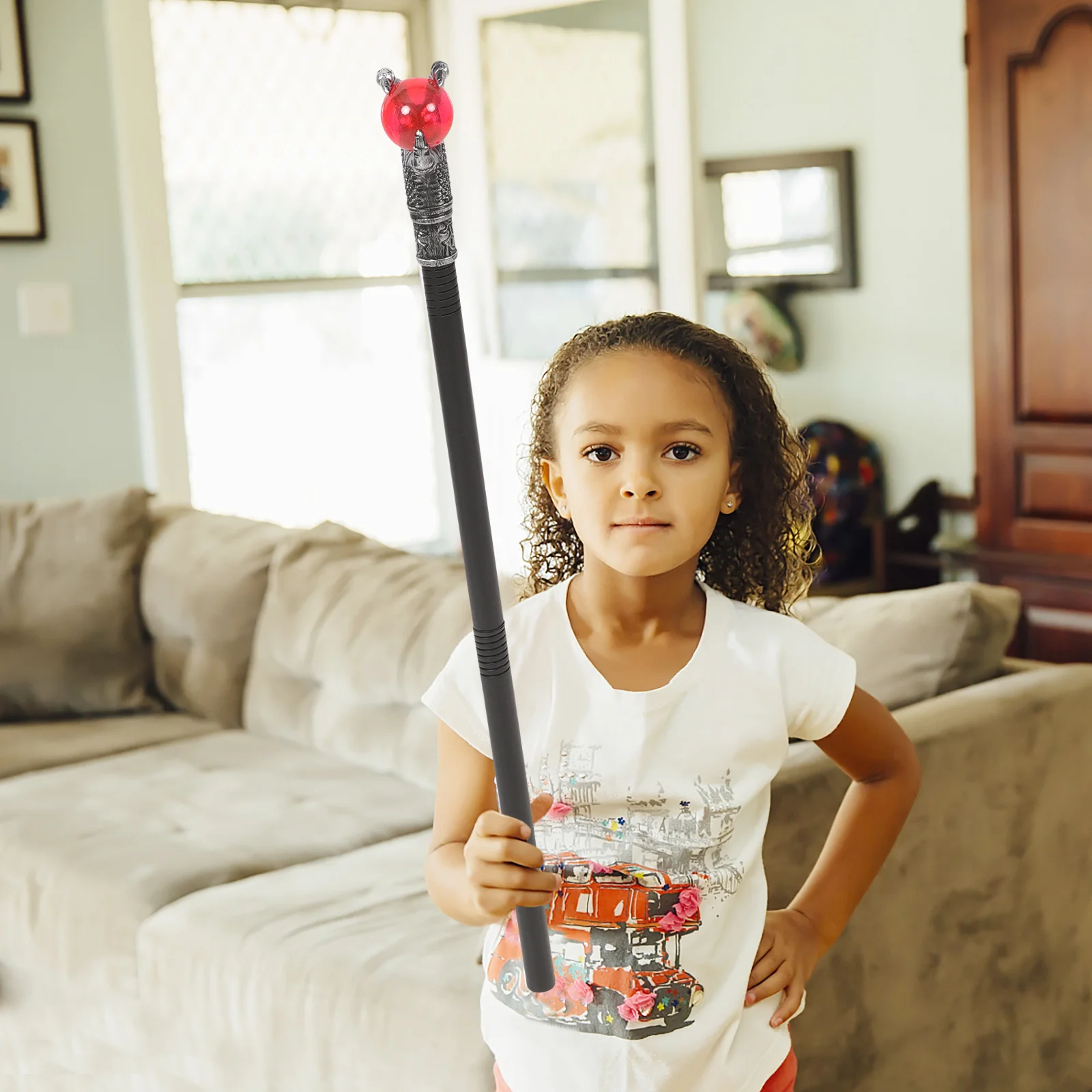 

Halloween Wand Prop for King Scepter Cosplay Cane Fairy Party Decor Graceling Plastic Walking Stick Costume Accessory 2025