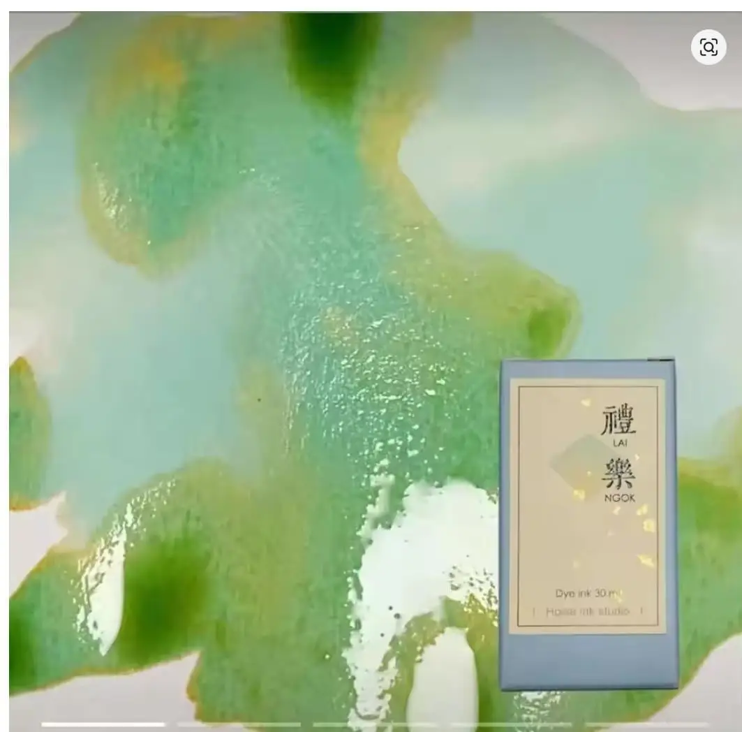 Hosia Ink Studio, Rites en Muziek, Gradient Chromatography Sheen Schrijfpen Inkt 30ml