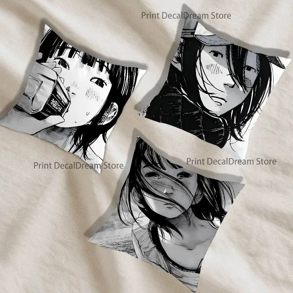 

Goodnight P-Punpun Printed Pillow Cover Cushion Case Simple Sofa Pillow Case No Pillow Core