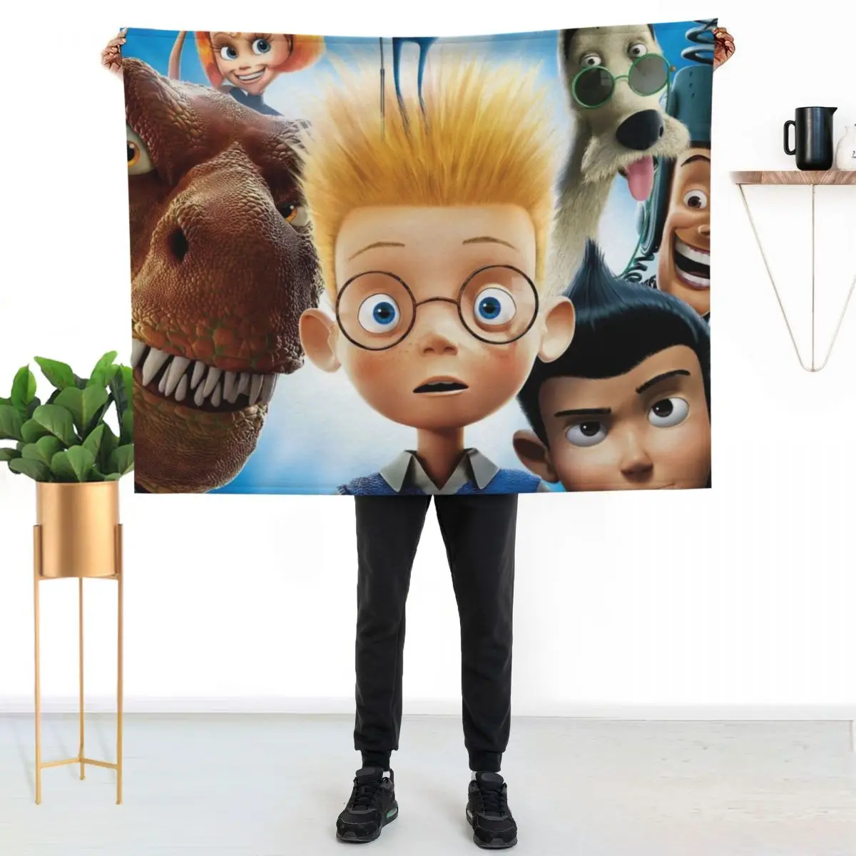 

meet the robinsons Throw Blanket Warm Comfortable Blanket for Office Napping