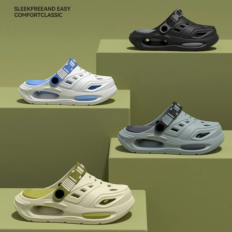 

Men Slippers Clog EVA Flip Flop Soft Non Slip Clapper Slides Sandals Outdoor Summer House Home Sports Garden Shoe Beach Nurse