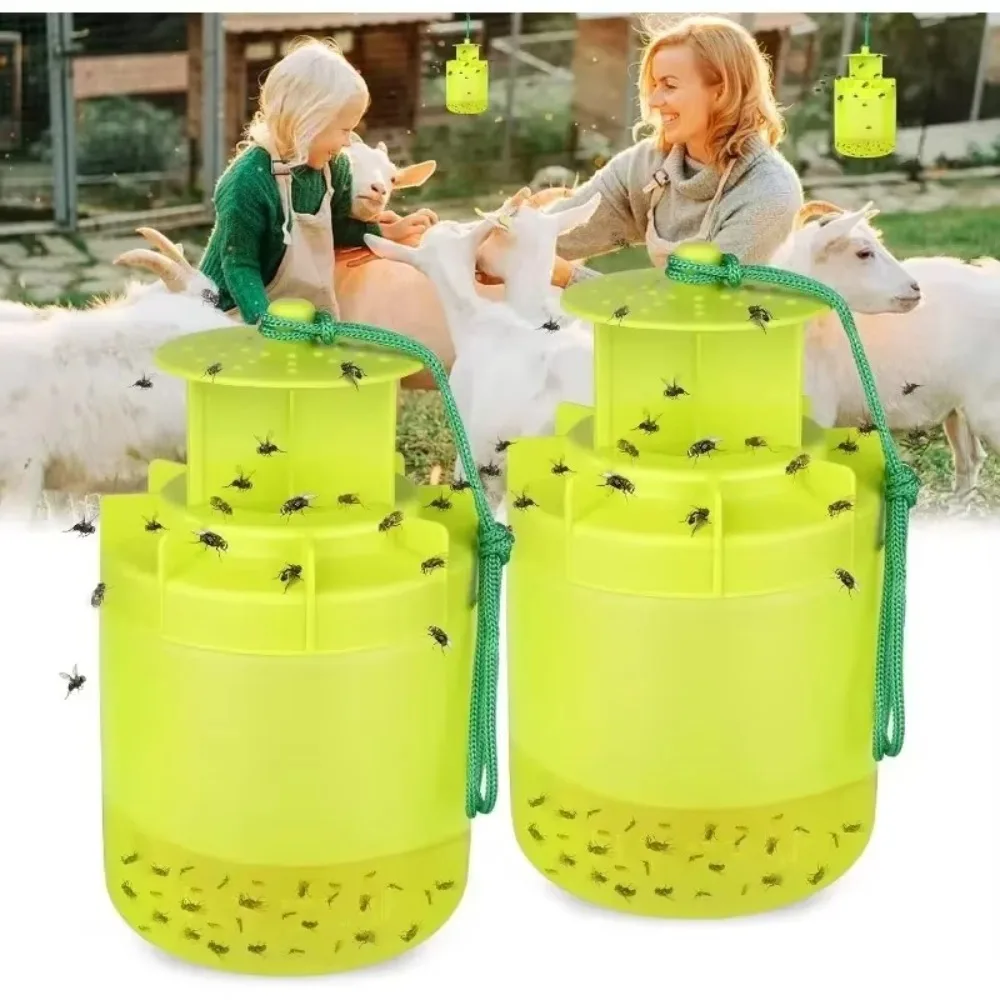 

Durable Pest Control Fly Catcher Non-toxic Harmless Reusable Flies Killer with Fly Bait Fly Trap Household Supplies