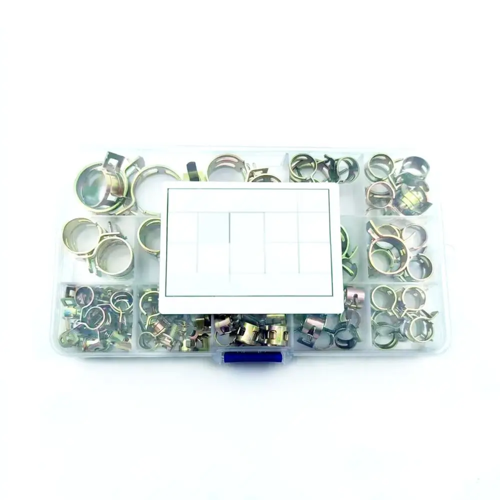 Spring Type Hose Clamps For Huiwuju Fuel Line Fasteners Zinc Plated Pipe Connector Plumbing Hardware Tool