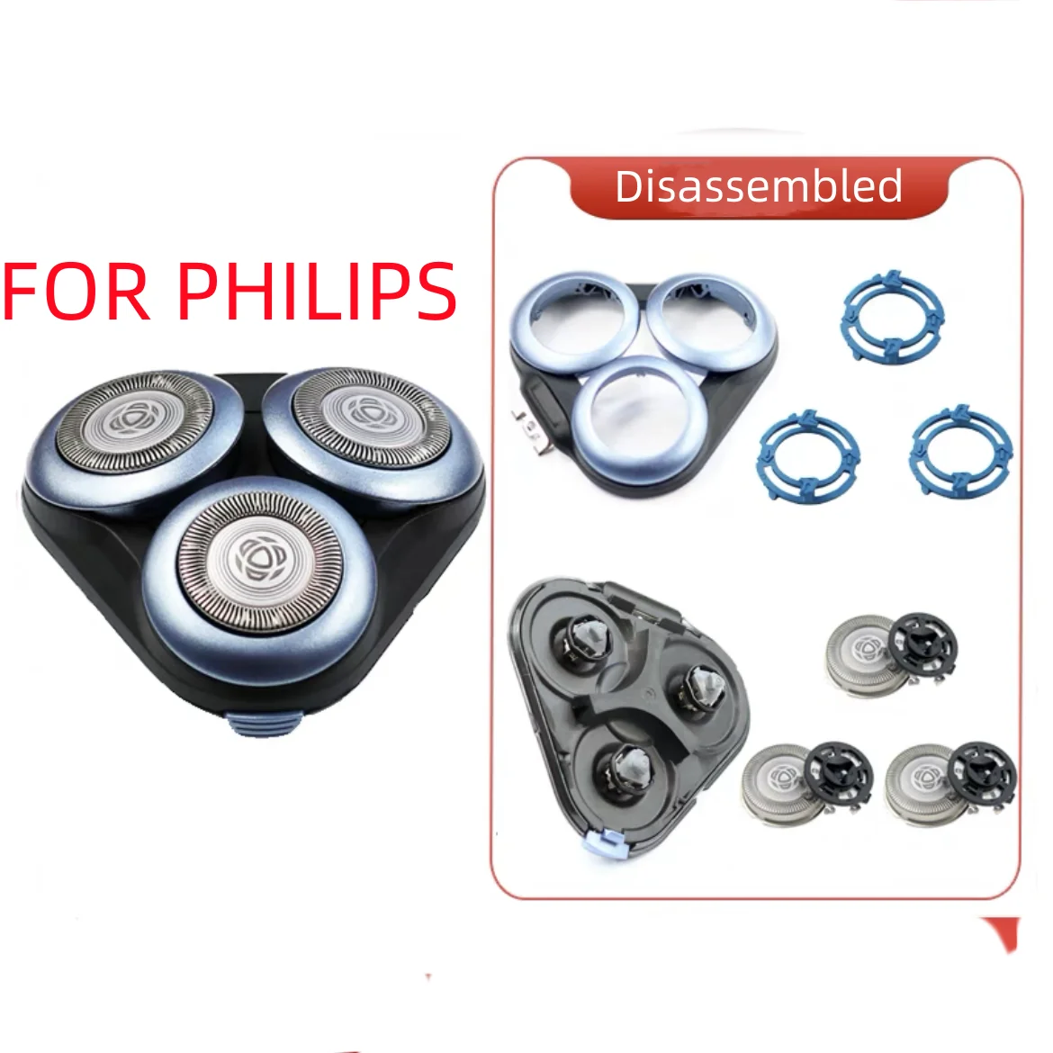 

Подходит для бритвы philips S5000 S5010 / S5011 S5070 / S5075 / S5077 / S5078