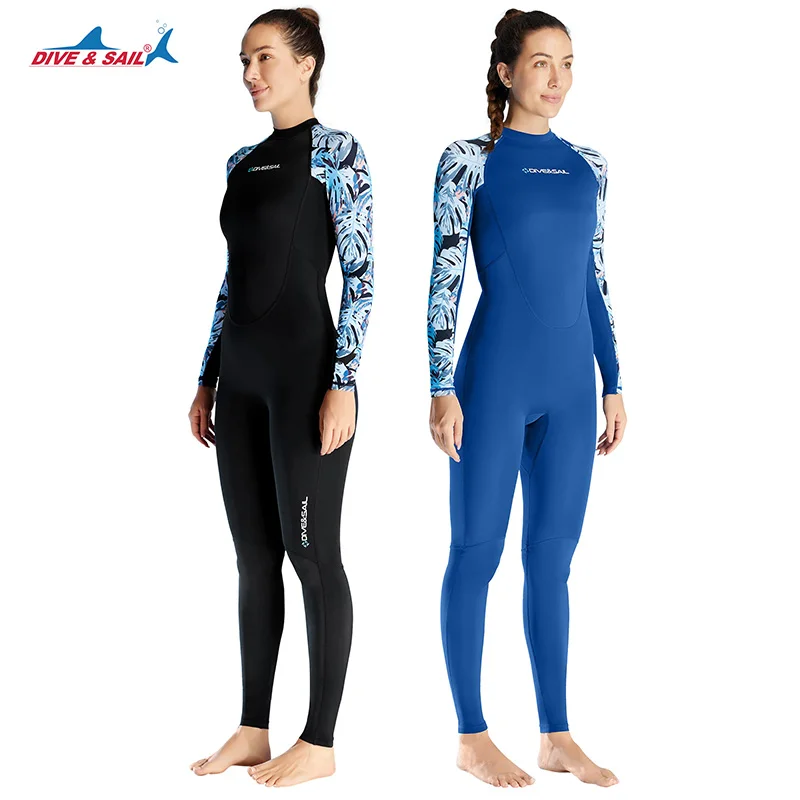 Women's One Piece Zip Back Rash Guard, Swimsuit Full Body Long Sleeve Long Pants, Sun UV Protect UPF 50+ Surf Swimwear Sunsuit